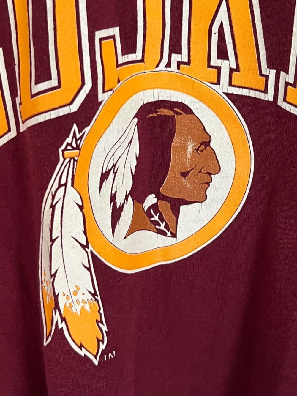 Vintage 90's Logo 7 Washington Redskins Single Stitch Made in USA T-shirt XL - Picture 4 of 13